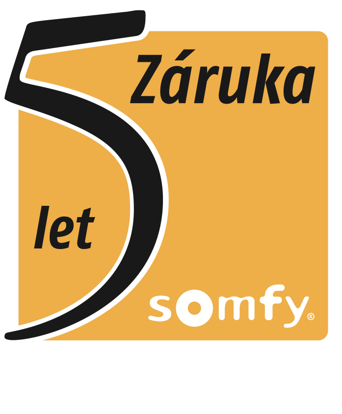 Somfy – záruka 5 rokov